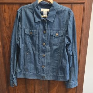 Jones New York Denim Blue Jean Jacket